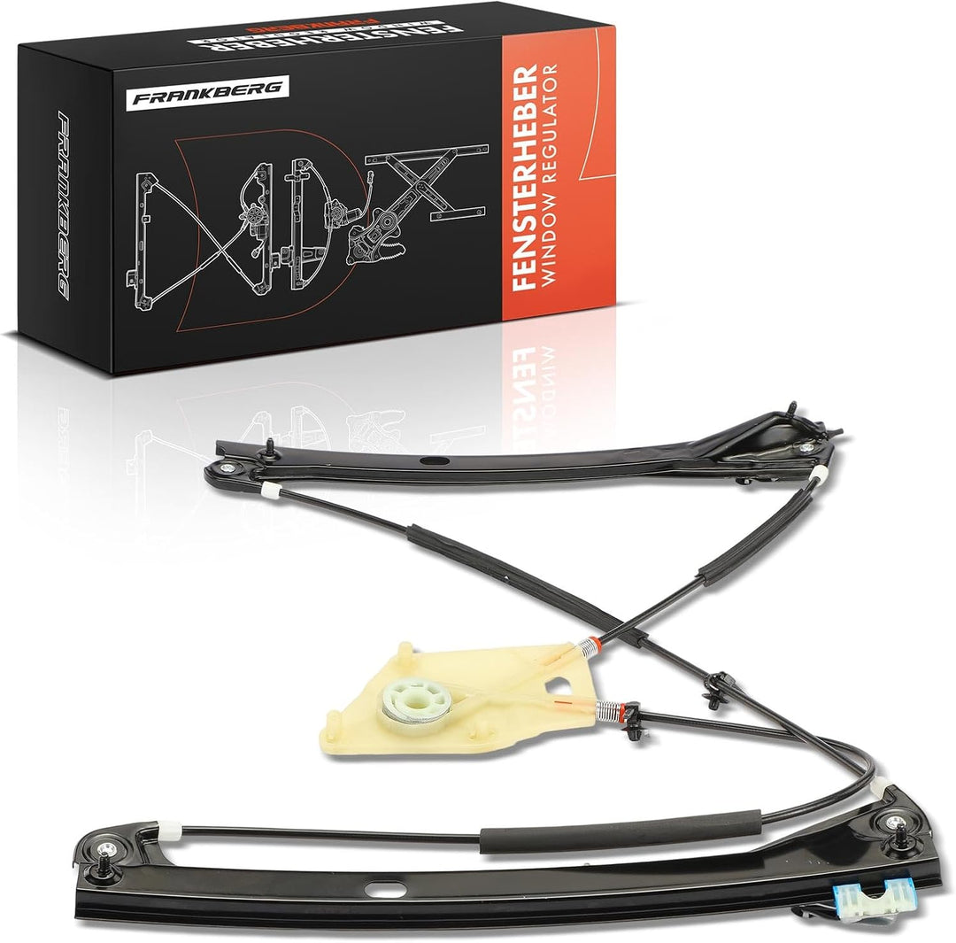 Frankberg Elektrisch Fensterheber Ohne Motor 2/3-Türer Vorne Links Kompatibel mit Polo 6R 6C Polo Va