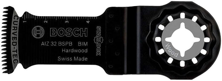 Bosch Professional 5x BIM Tauchsägeblatt AIZ 32 BSPB (für Hartholz, 50 x 32 mm, Zubehör Multifunktio