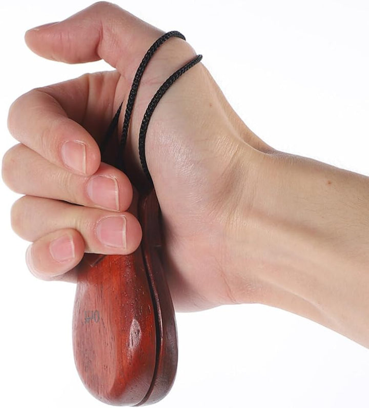 VALICLUD Spanische Kastagnetten Für Erwachsene Musikinstrument Traditionelles Spanisches Finger-Flam
