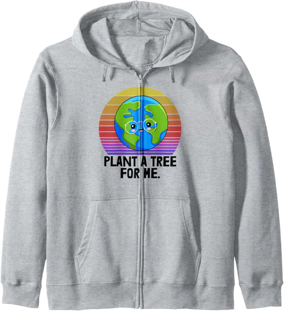 Pflanze einen Baum für mich Lustige Männer Umwelt Tag der Erde Kapuzenjacke