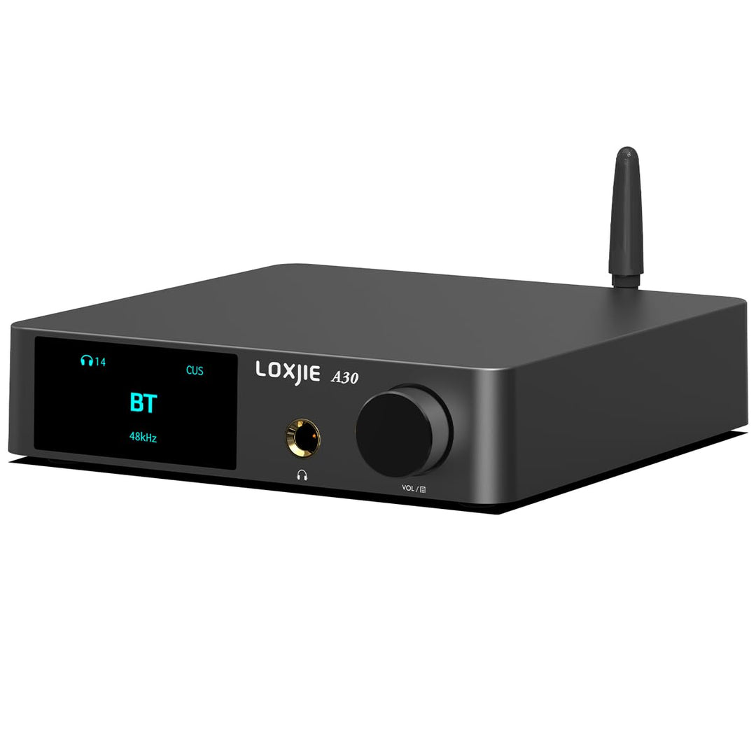 LOXJIE A30 Desktop Stereo HiFi Audio Leistungsverstärker-Kopfhörer-Verstärker,MA12070 Chip Class D A
