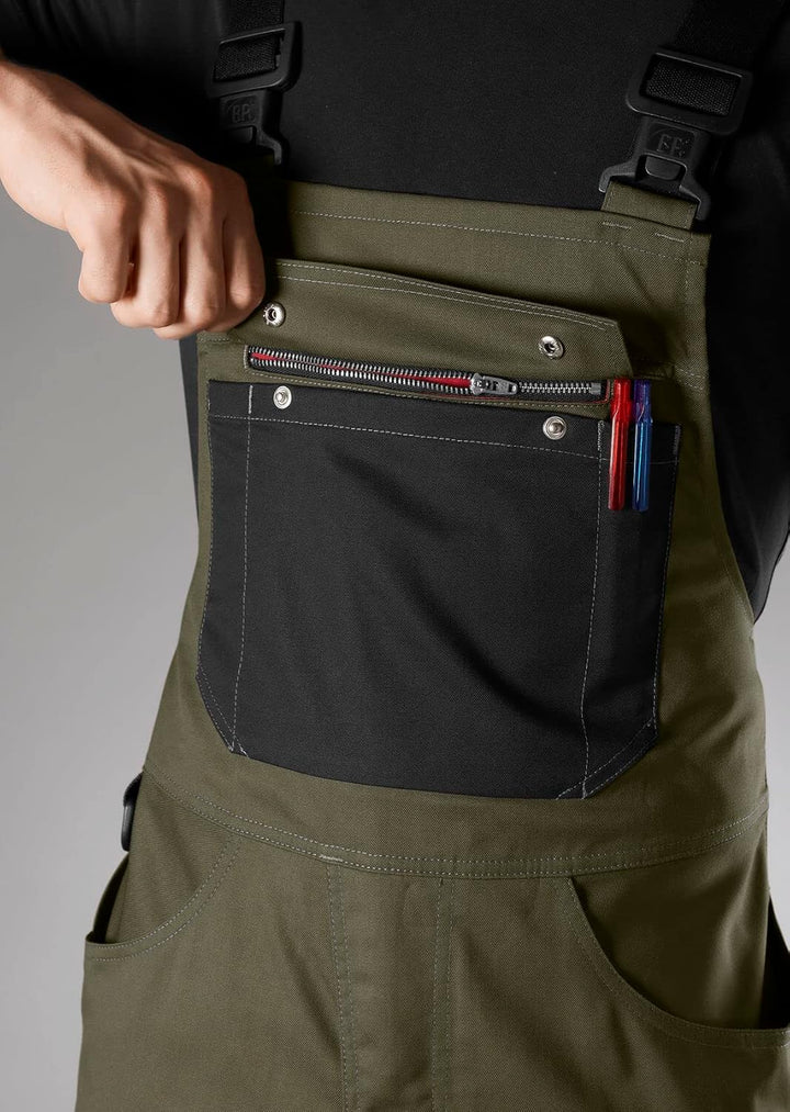 BP 1979-570-7332 Latzhose mit Kniepolstertaschen - Stretch-Hosenträger - Verstellbarer Bund - 65% Po