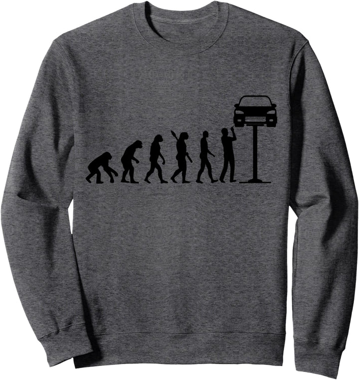 KFZ Mechaniker Werkstatt Team MECHANIKER EVOLUTION Autonarr Sweatshirt