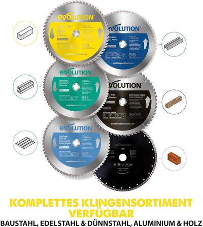 Evolution (S355TCT-90CS) - 355 mm Sägeblatt zum Schneiden von Edelstahl - Metall-Sägeblatt mit Hartm