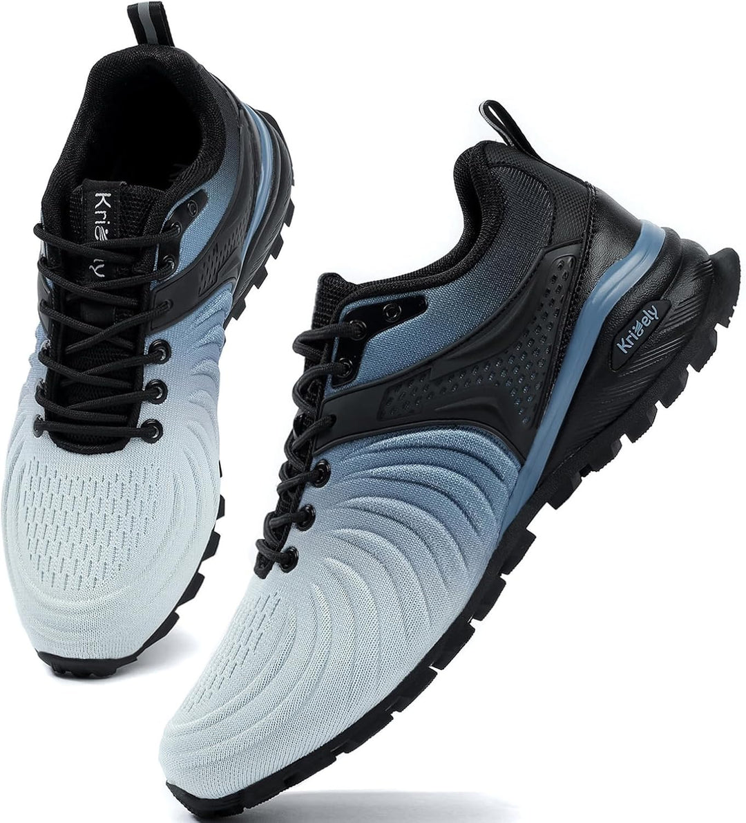 Kricely Traillaufschuhe Herren Laufschuhe Strassenlaufschuhe Sneaker Leicht Wanderschuhe Fitnessschu