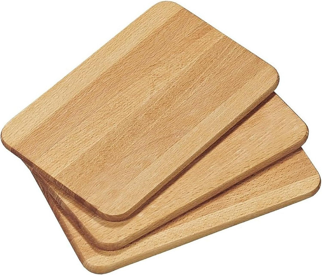 KESPER | Frühstücksbrettchen | 6er Pack | Buchenholz | Holz Schneidbrett für den täglichen Gebrauch