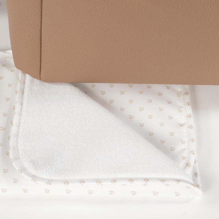 Icon Wickeltasche, Rosa oder Beige oder Grau oder Karamell, Zeitgenössisch