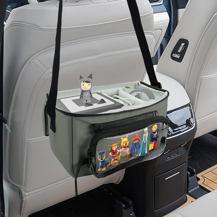 Annmore Tasche für Toniebox und Hörfiguren Tragetasche für Tigerbox Tigercard Grau Aufbewahrungstasc