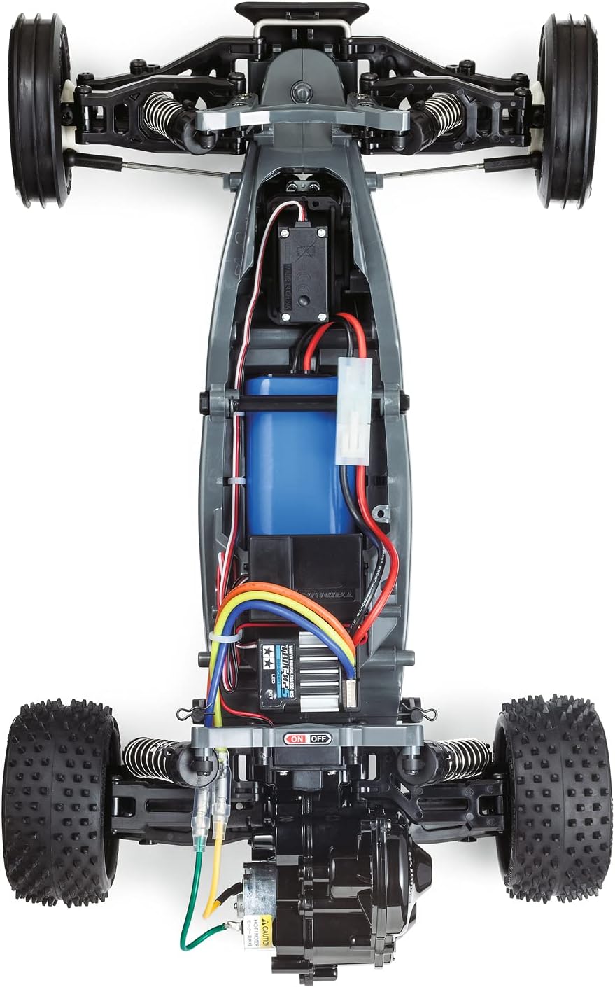 TAMIYA 300058628 Figur 1:10 Racing Fighter (DT-03) The Real, ferngesteuertes Auto, RC Fahrzeug, Mode