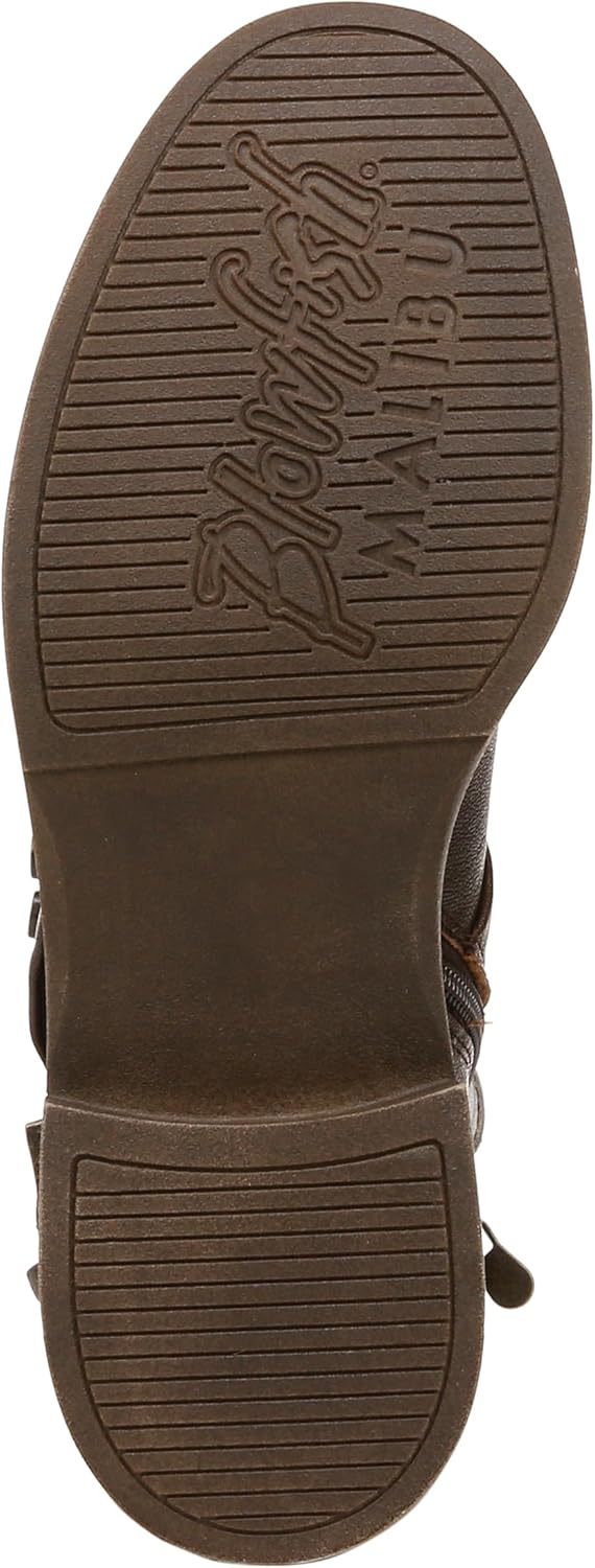 Blowfish Malibu Venice Damen Motorradstiefel mit Nieten, Braun
