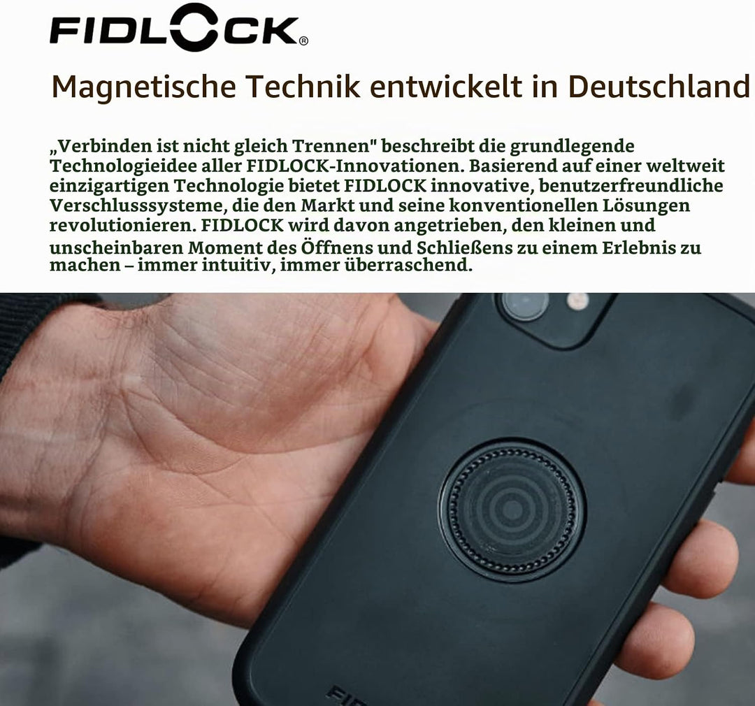 Fidlock Handyhülle Phone Case iPhone 13 Pro geeignet für alle Vacuum Handyhalterungen, IPhone 13 Pro