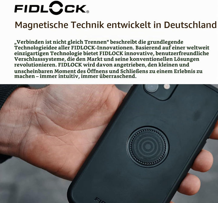 Fidlock Handyhülle Phone Case iPhone 13 Pro geeignet für alle Vacuum Handyhalterungen, IPhone 13 Pro