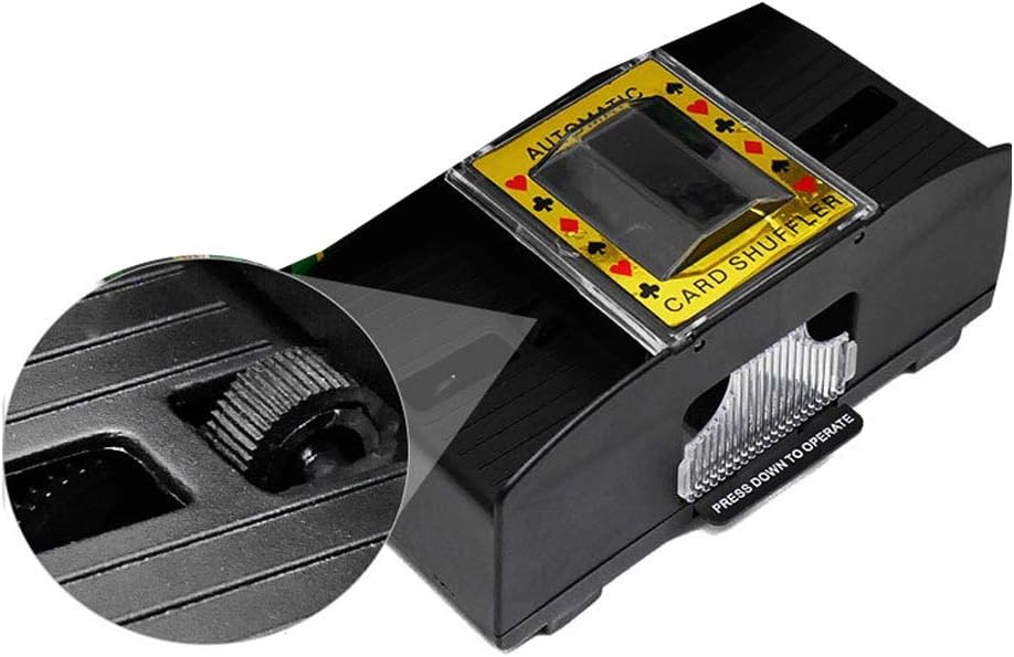 Clenp Automatischer Karten-Shuffler, Brettspiel-Spielkarten Elektrischer Automatischer Poker-Shuffle