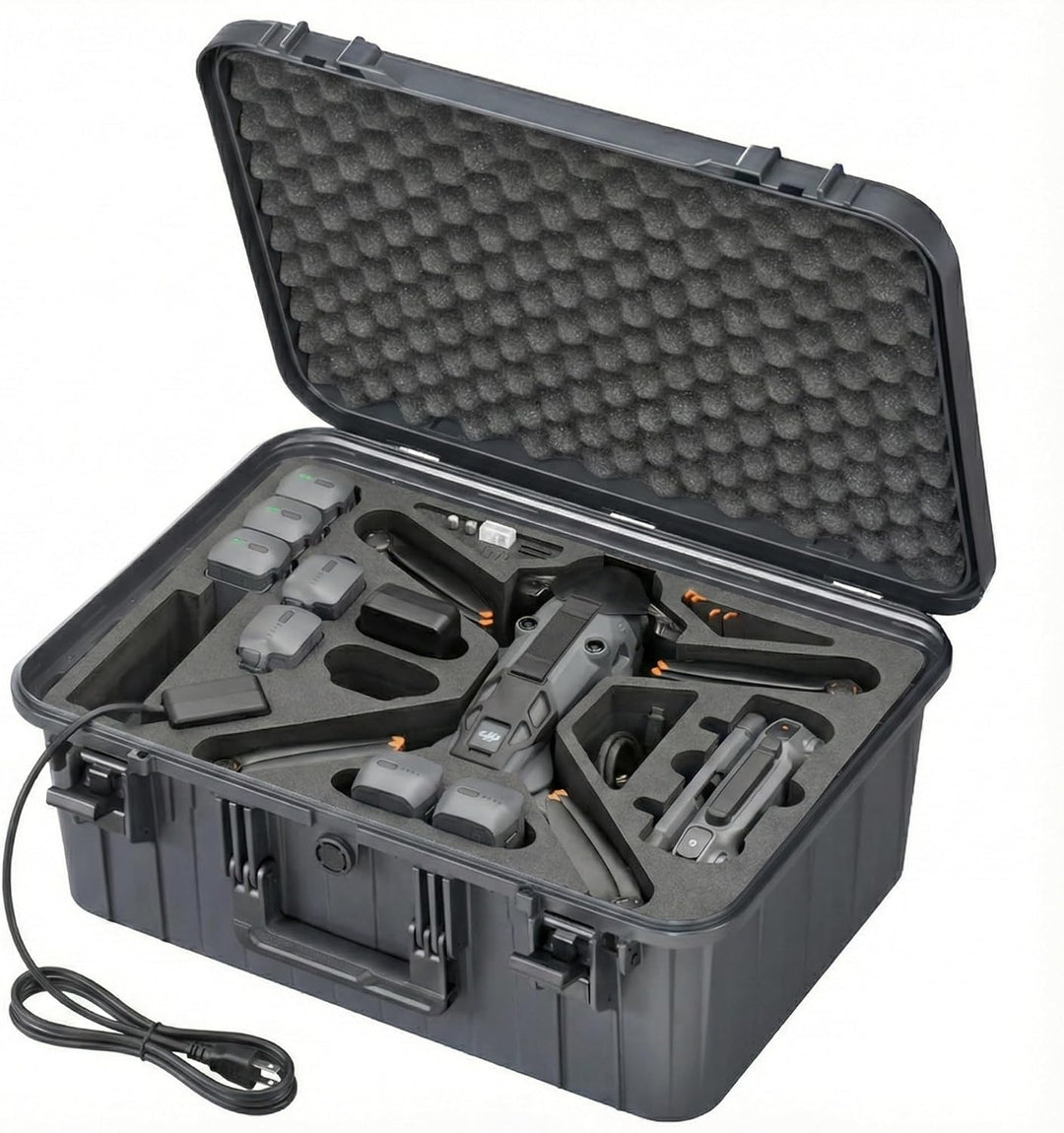 TOMcase Drohnenkoffer „Ready-to-Fly” für DJI Mavic 4 Pro, Fly More/Creator Combo, mt RC2/RC Pro 2 –