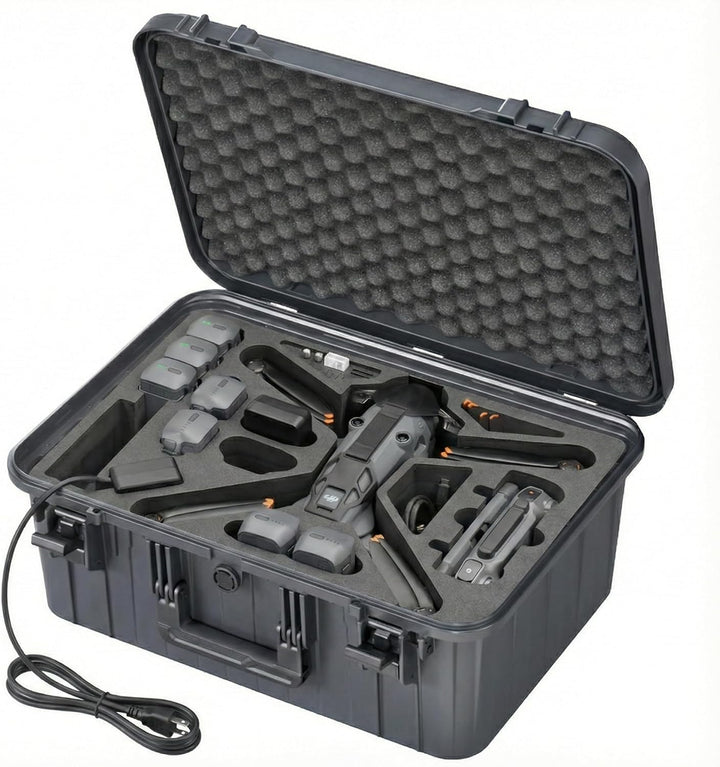 TOMcase Drohnenkoffer „Ready-to-Fly” für DJI Mavic 4 Pro, Fly More/Creator Combo, mt RC2/RC Pro 2 –