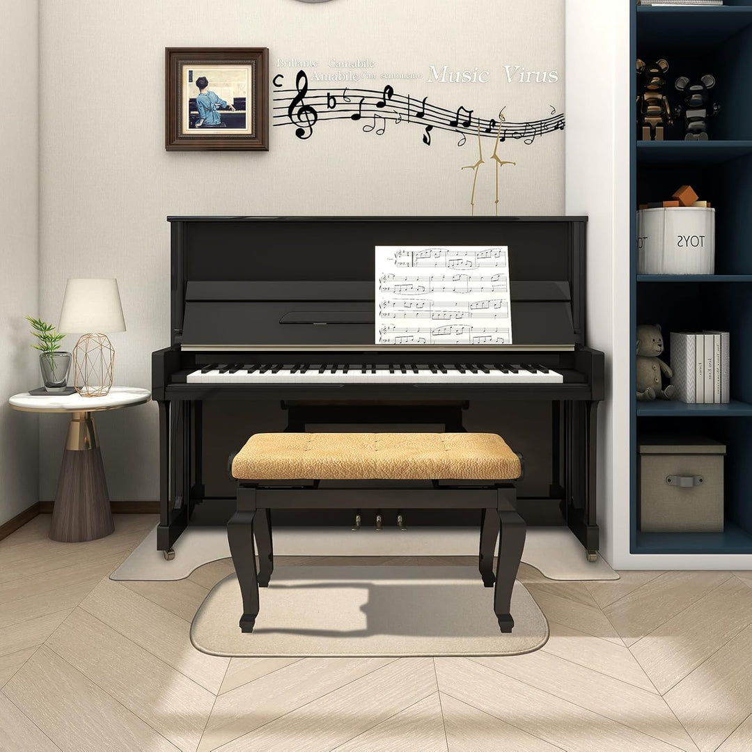 PPGE HOME Schalldammung Teppich Klavier, Klavier Schalldämmung Matte, Boden Schallschutz Teppich Sch