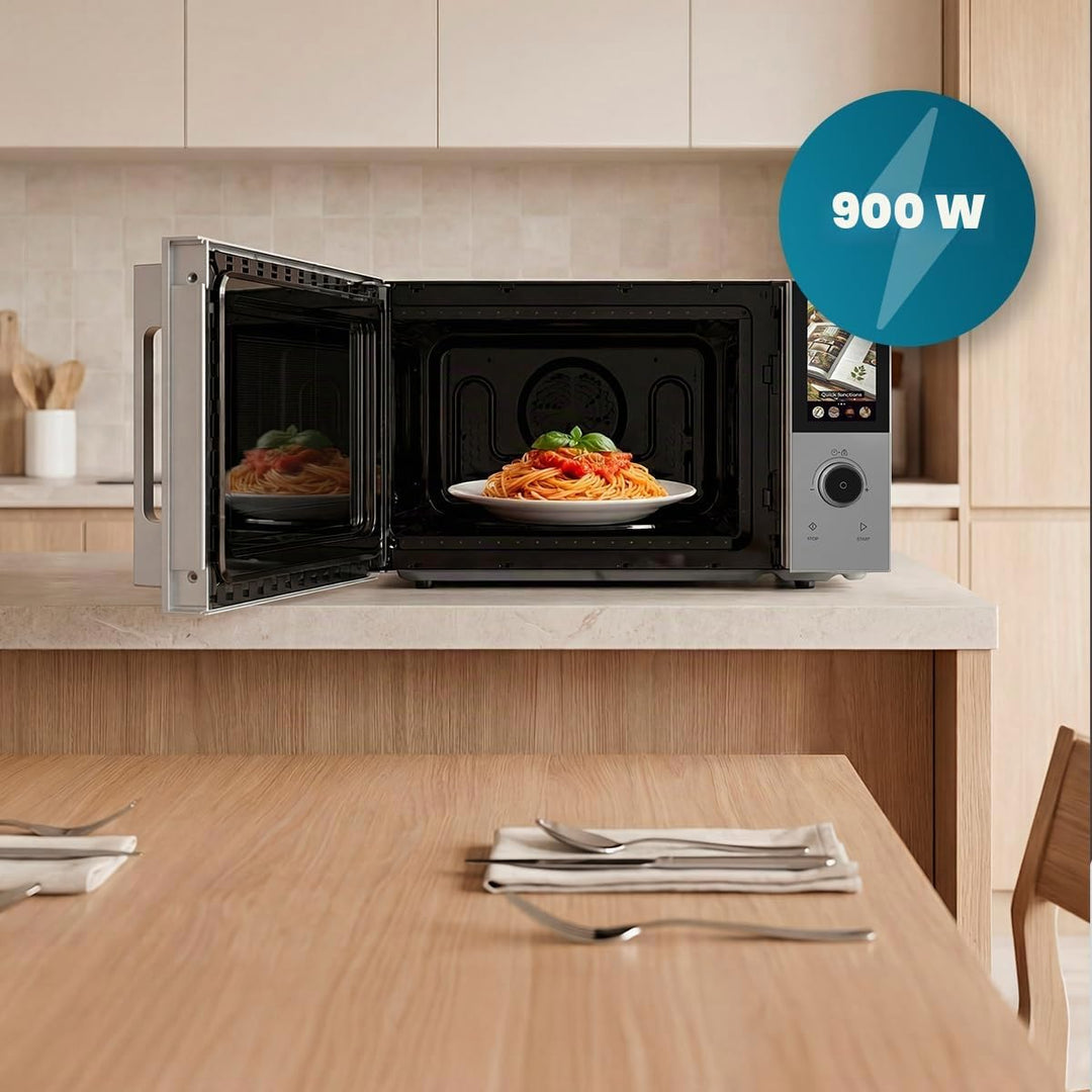 Cecotec Mikrowelle Convection 2800 Touch. 28 L Kapazität, 900 W Mikrowelle, 1200 W Grill, 2200 W Hei