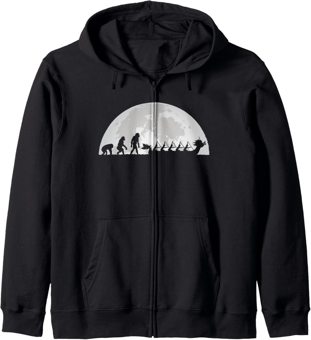 Drachenboot Evolution bei Mond Kapuzenjacke
