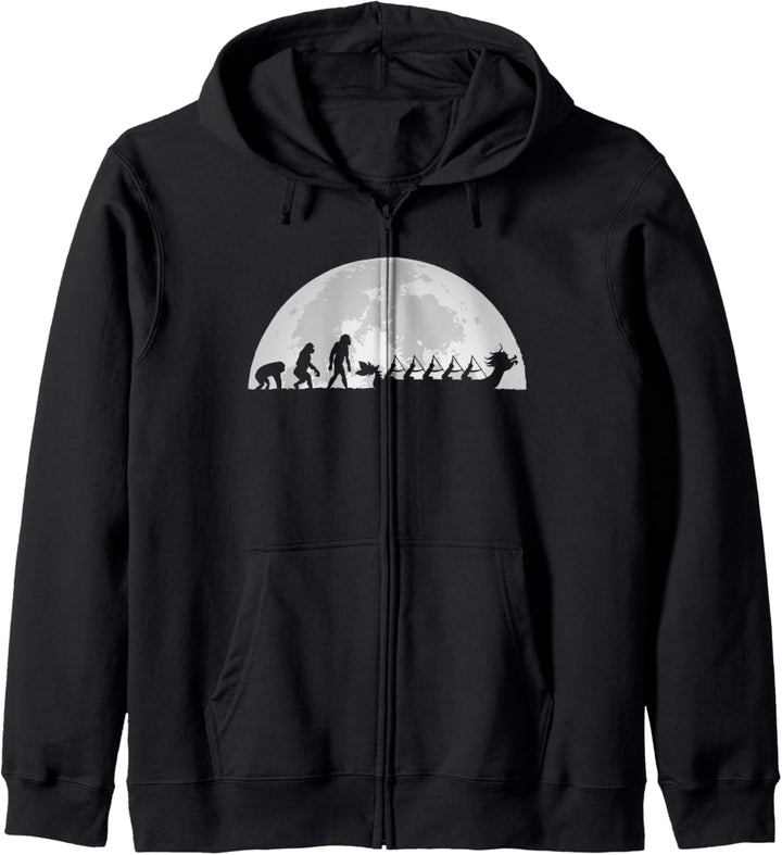 Drachenboot Evolution bei Mond Kapuzenjacke