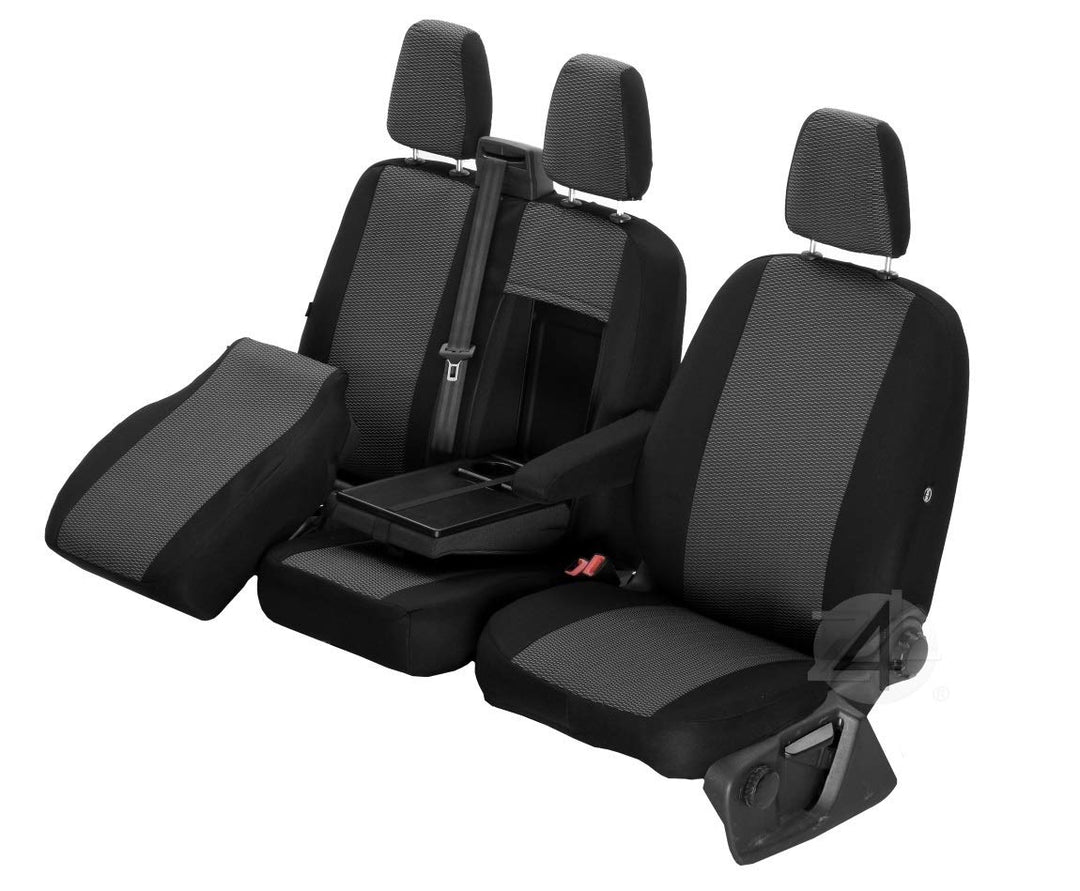 Passgenaue Sitzbezüge Hero ideal angepasst 1+2 (3-Sitzer) Fahrzeugspezifisch Polstermaterial | 4D-Z4