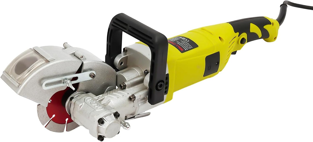 4000W Elektrische Schlitzfräse, 6500Rpm Mauernutfräse Schlitzmaschine Nutungswinkel Elektrische mit