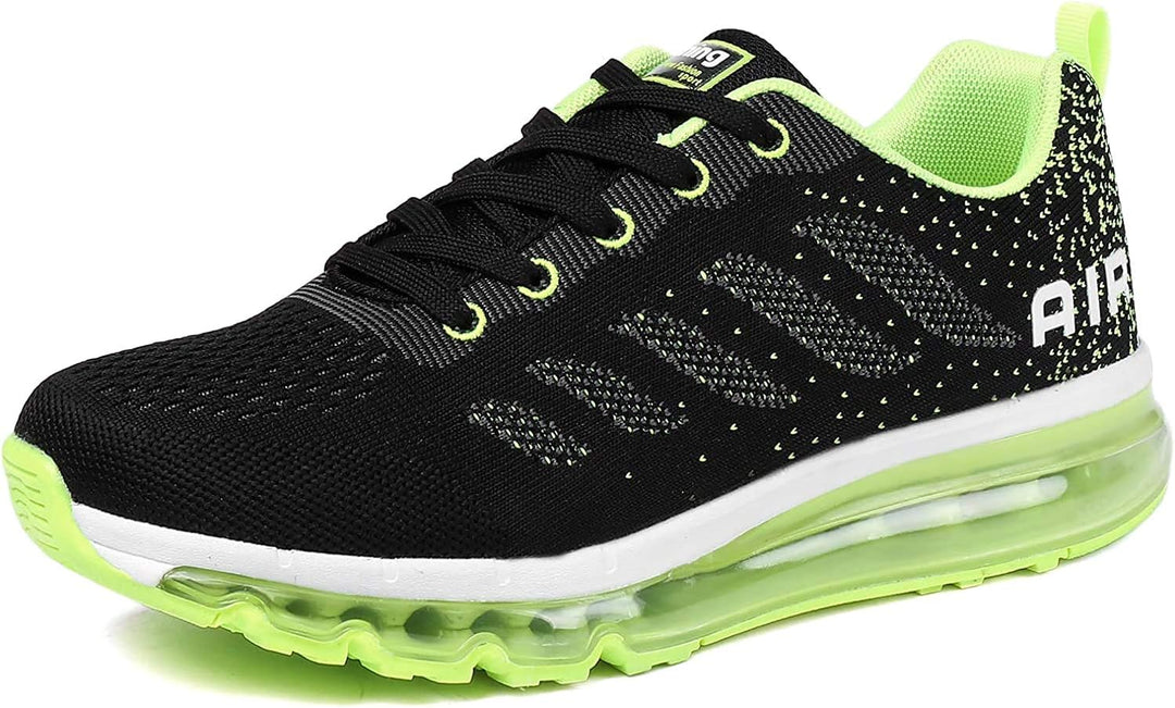 frysen Herren Damen Sportschuhe Laufschuhe mit Luftpolster Turnschuhe Profilsohle Sneakers Leichte S