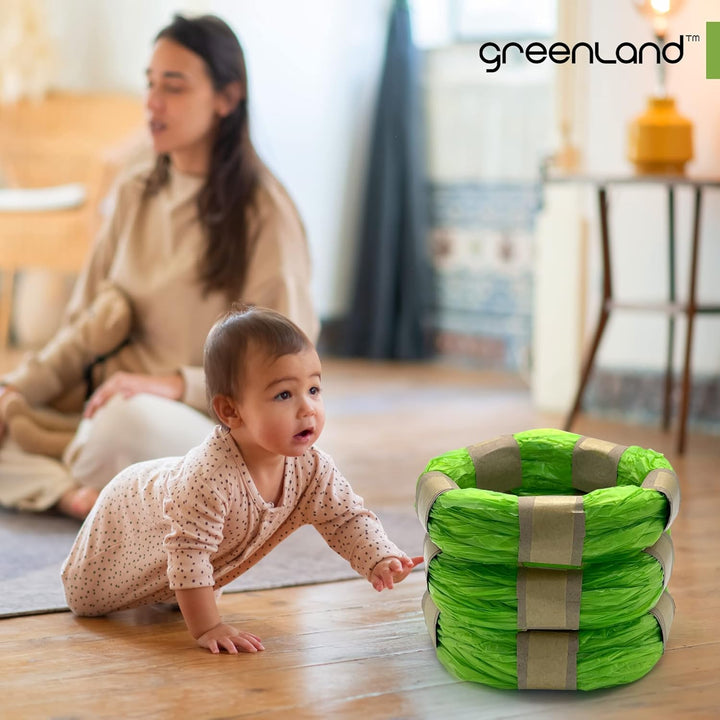 Greenland® Umweltfreundliche Nachfüllfolienringe, kompatibel mit Tommee Tippee Twist & Click, Simple