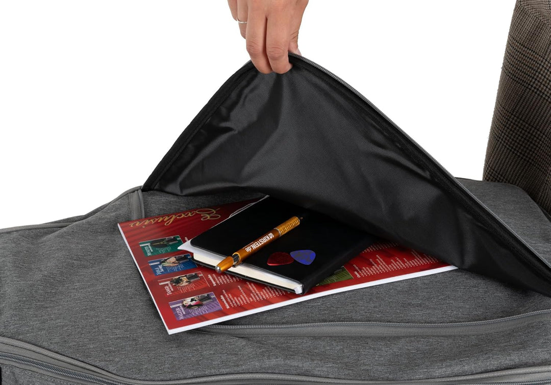 Shaman WGB-115 GY Premium-Line Westerngitarrentasche - Wasserabweisendes und reissfestes Aussenmater