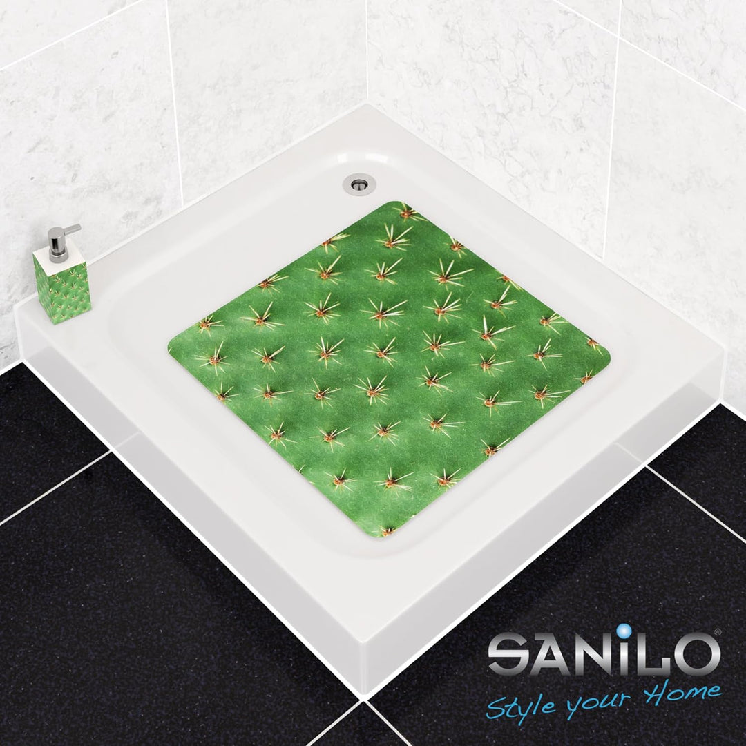 Sanilo Badematte 53 x 53 cm, rutschfeste Duschmatte für Dusche und Badewanne, Antirutschmatte maschi