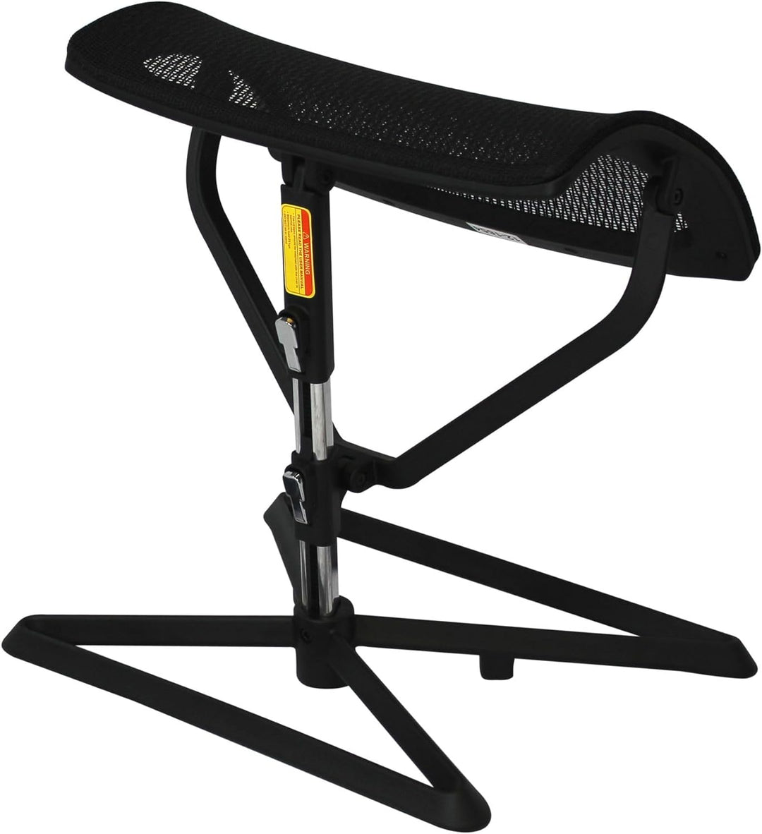 AMSTYLE Fussauflage LEGpro OTTOMANN Design Beinauflage Stoffbezug / Mesh für Büro Fussablage höhenve