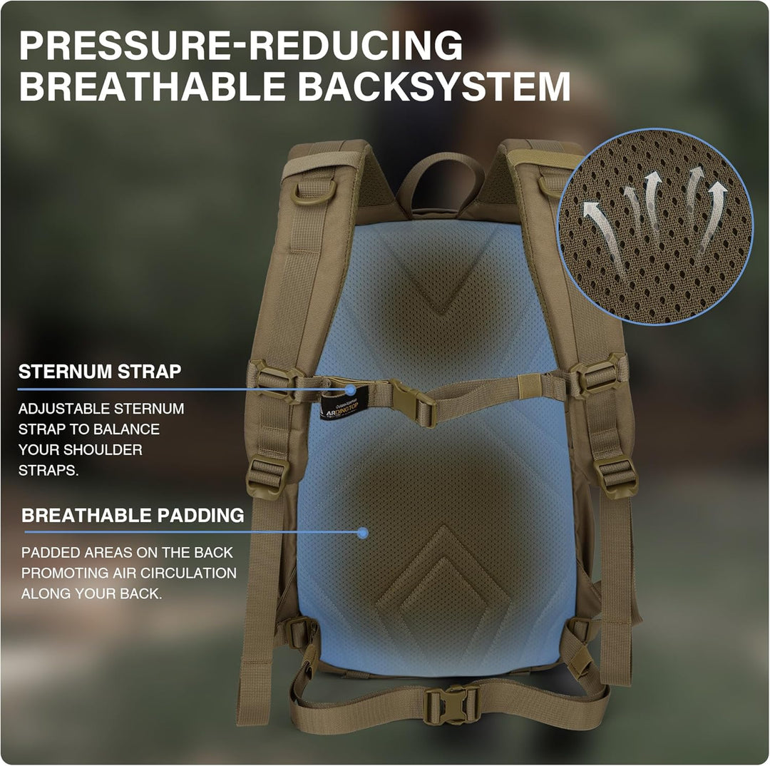 Mardingtop 18L/28L Rucksack Taktischer Trekkingrucksacke Rucksäck Outdoor Wanderrucksäcke für Campin