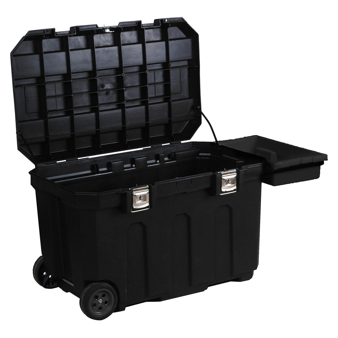 Stanley Kunststoff Werkzeugkasten 2 Schubladen mit Rollen, 946mm x 578mm x 578mm