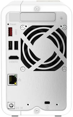 Qnap TS-262-4G | 2-Bay, 2 x M.2 Slots, 2.5GbE Desktop NAS, 2-Bay 4GB RAM, 2-bay 4GB RAM