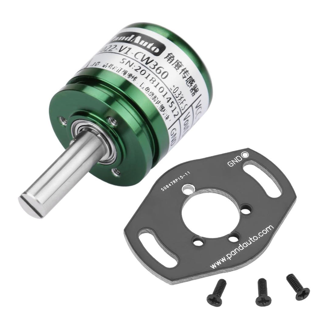 DEWIN Hall-Sensor, Auflösung des Hall-Winkelsensors 0,088 ° 0-360 Grad Drehbarer Hall-Winkelsensor 0