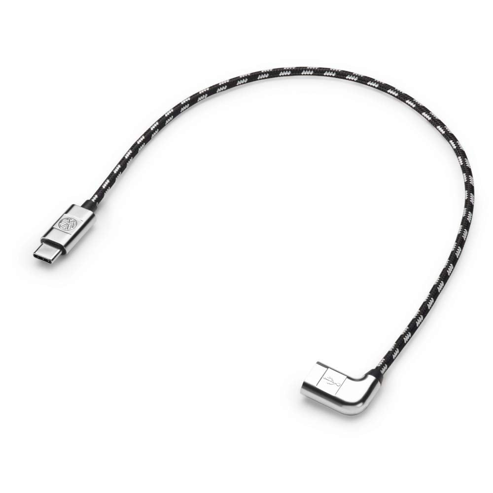 Volkswagen 000051446AE Anschlusskabel Datenkabel Adapter Ladekabel USB-C auf USB-A Buchse Premium Ka