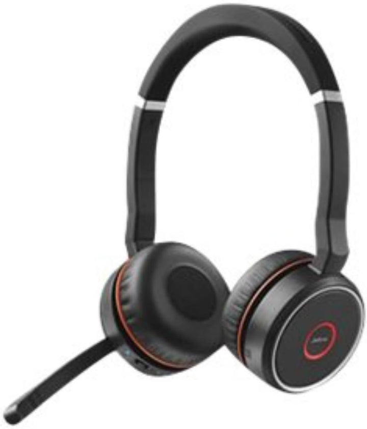 Jabra Evolve 75 UC Wireless Stereo On-Ear Headset – Unified Communications zertifizierte Kopfhörer m