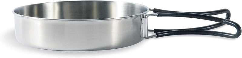 Tatonka Camping-Kochgeschirr Cookset Regular (5-teilig) - Edelstahl-Geschirr mit Pfanne und 2 Töpfen