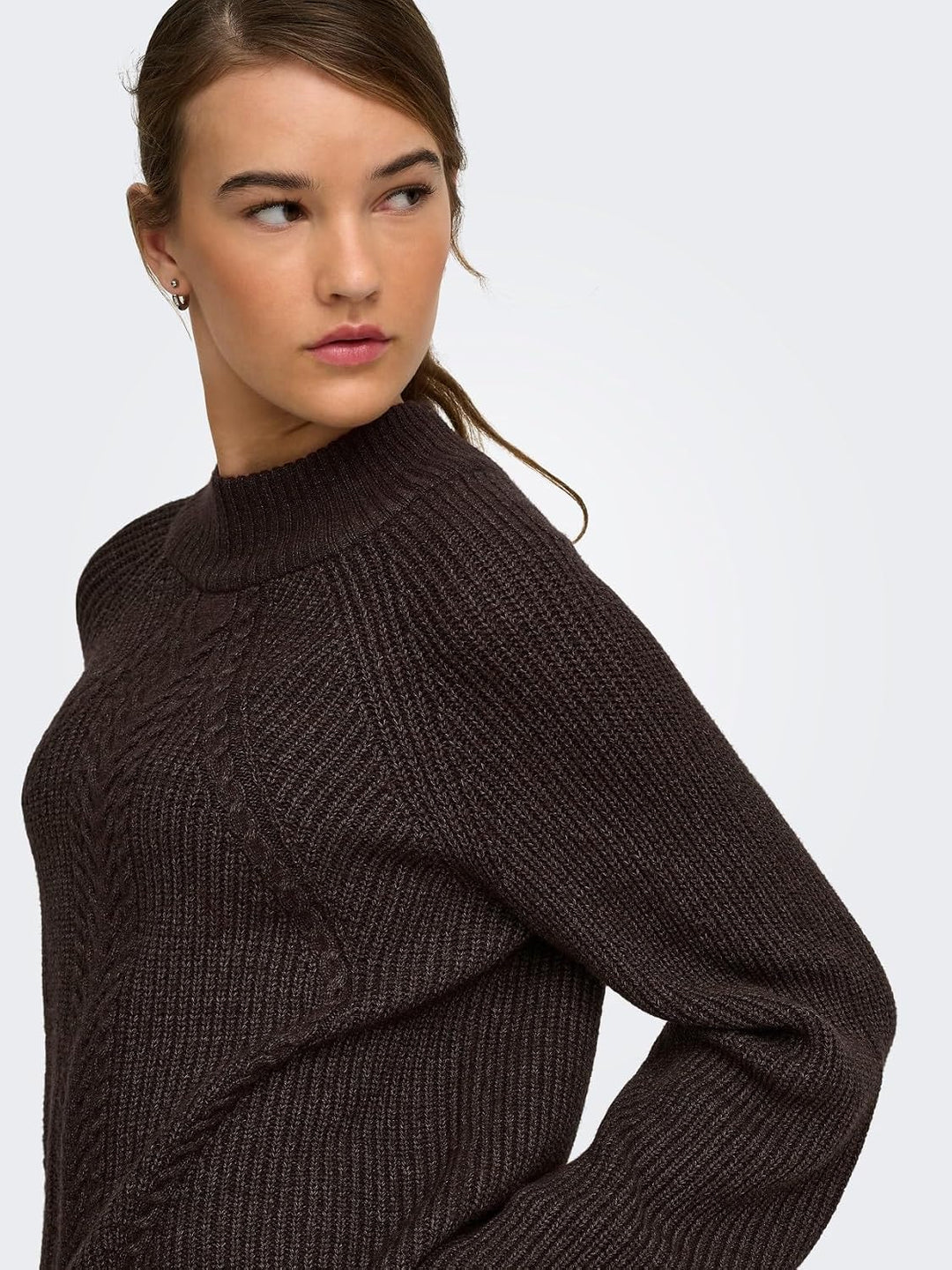 ONLY Female Strickpullover ONLKATIA Strickpullover XS Chocolate Torte, XS Chocolate Torte