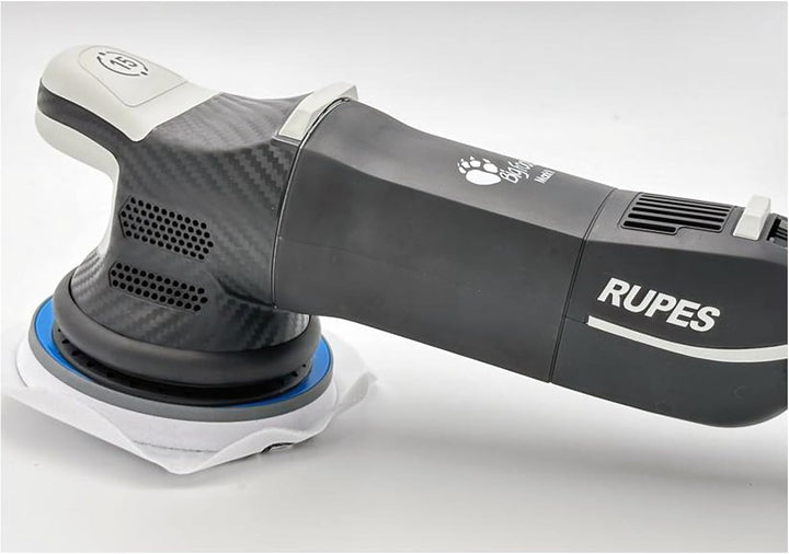 RUPES BigFoot Exzenter-Poliermaschine, 15 mm, Leistung 500 Watt, Klett-Schleifteller 125 mm, Karosse