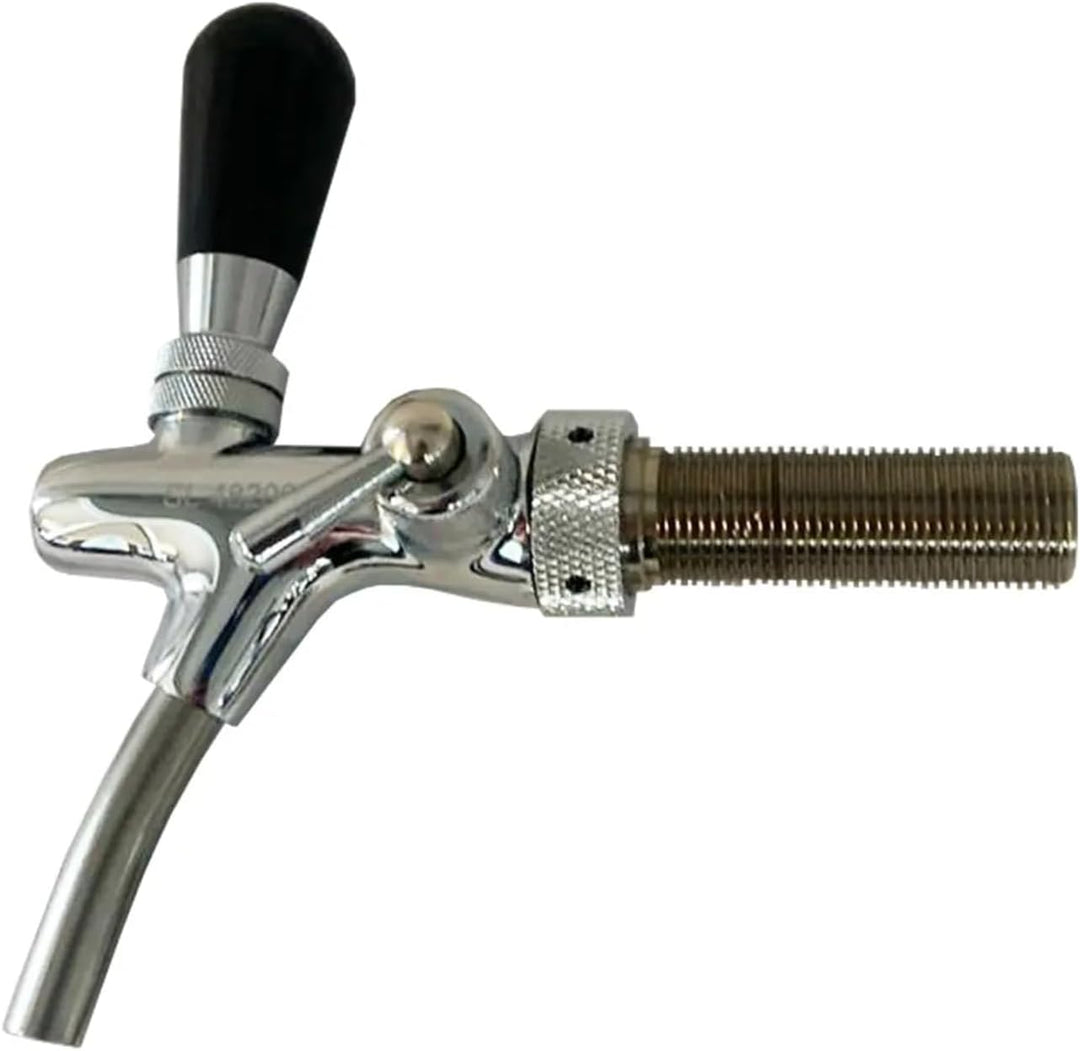 ich-zapfe.de Kompensator Zapfhahn für Bier und Zapfanlagen, Edelstahl Bier Zapfhahn mit Kompensator,