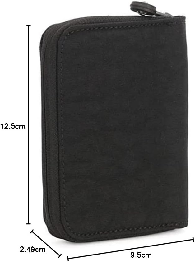 Kipling Damen Money Love Wallets, Black Noir, Black Noir