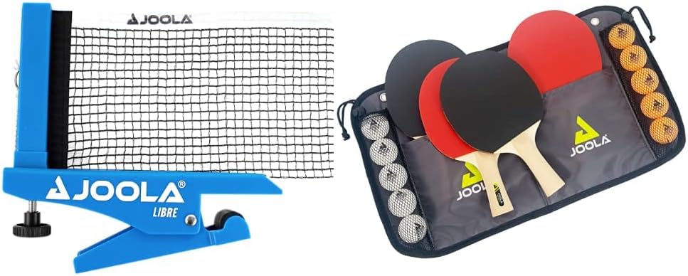 JOOLA Tischtennisnetz LIBRE- OUTDOOR Tischtennisnetz-Garnitur für Freizeitsport - Klemmtechnik - Höh