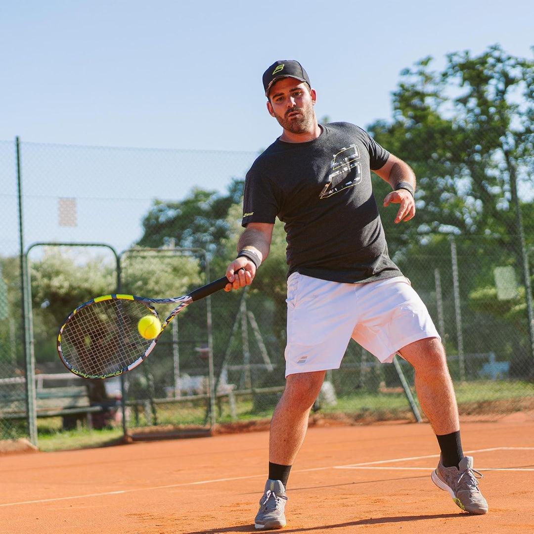 Babolat - Evo Aero Tennisschläger Besaitet für Erwachsene - Kraft & Komfort - Aerodynamischer Spin A