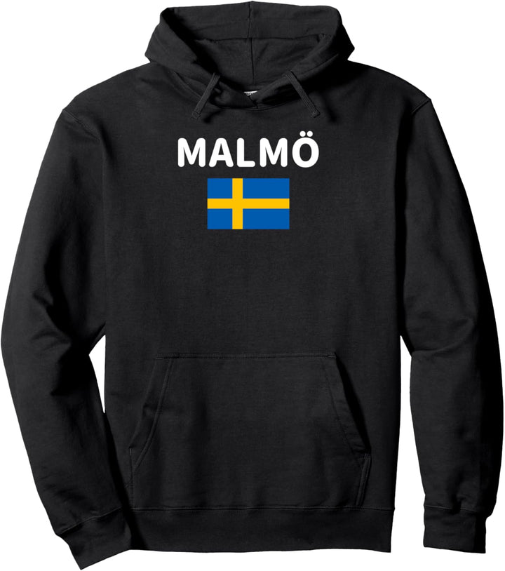 Malmö Stadt Schweden Flagge Schweden Flagge Pullover Hoodie