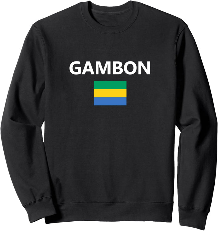 Gambon Flagge Land Flag Country Sweatshirt