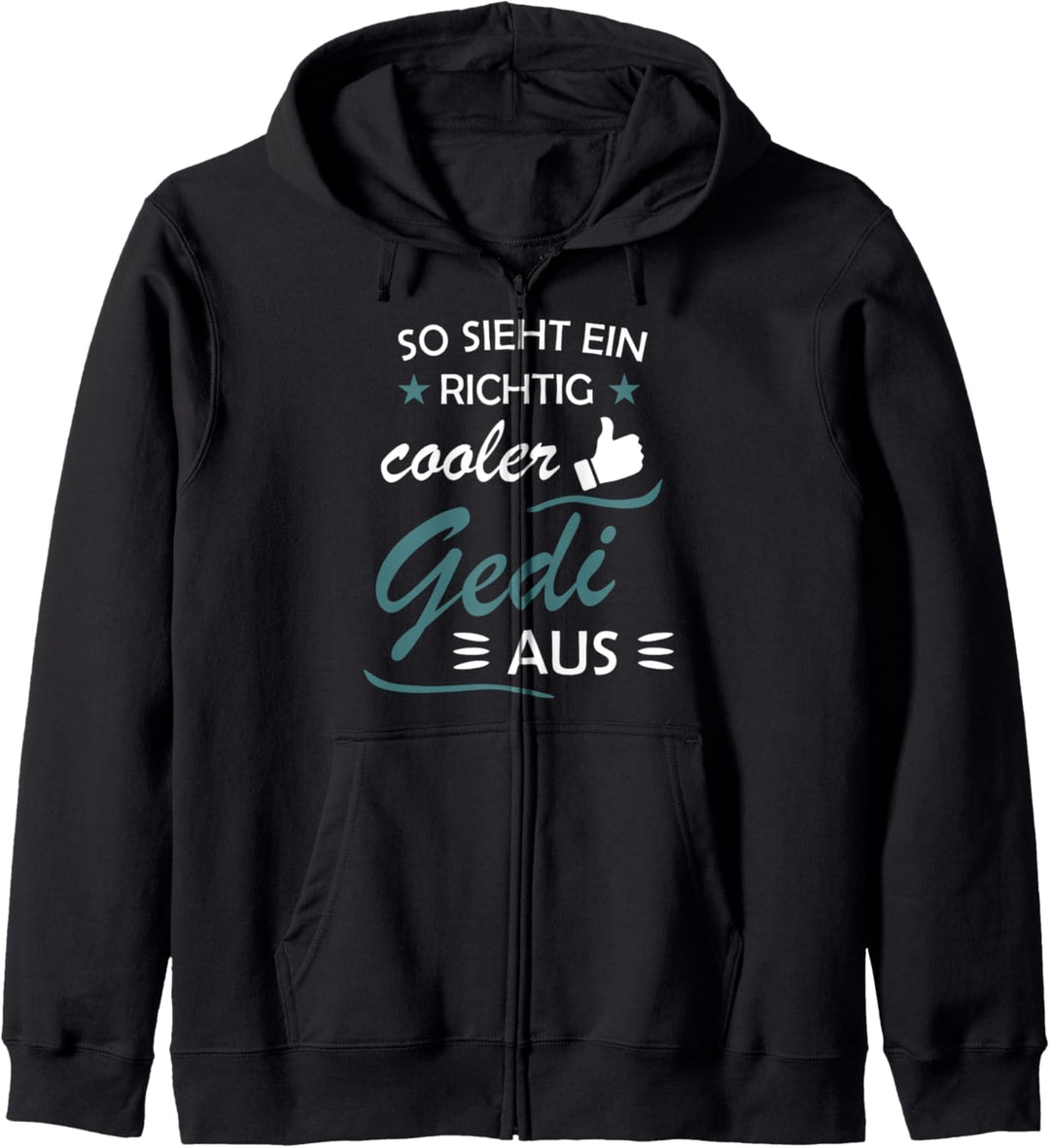 So Sieht Ein Richtig Cooler Gedi aus Taufgedi Geschenk Kapuzenjacke