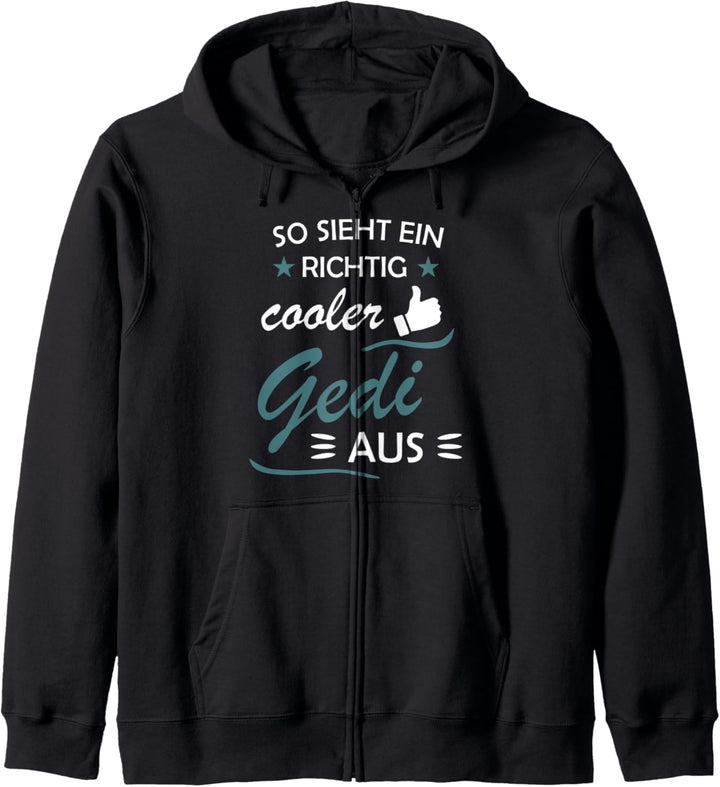 So Sieht Ein Richtig Cooler Gedi aus Taufgedi Geschenk Kapuzenjacke