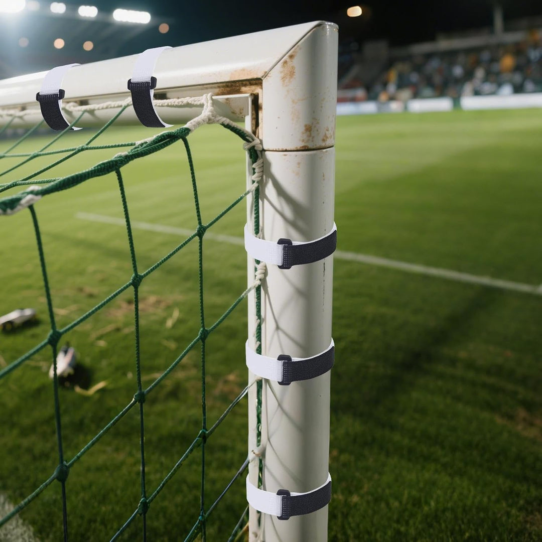 Fussball Tornetz Halterungen | Halten Netz Befestigung Bälle - 50 Stück Gurte Stabil Robuste Halteru