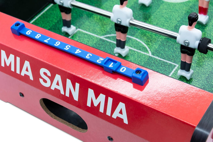 FC Bayern München Tischkicker Kinder - Offizieller Tischaufsatzkicker, kompakter und Leichter Mini-K