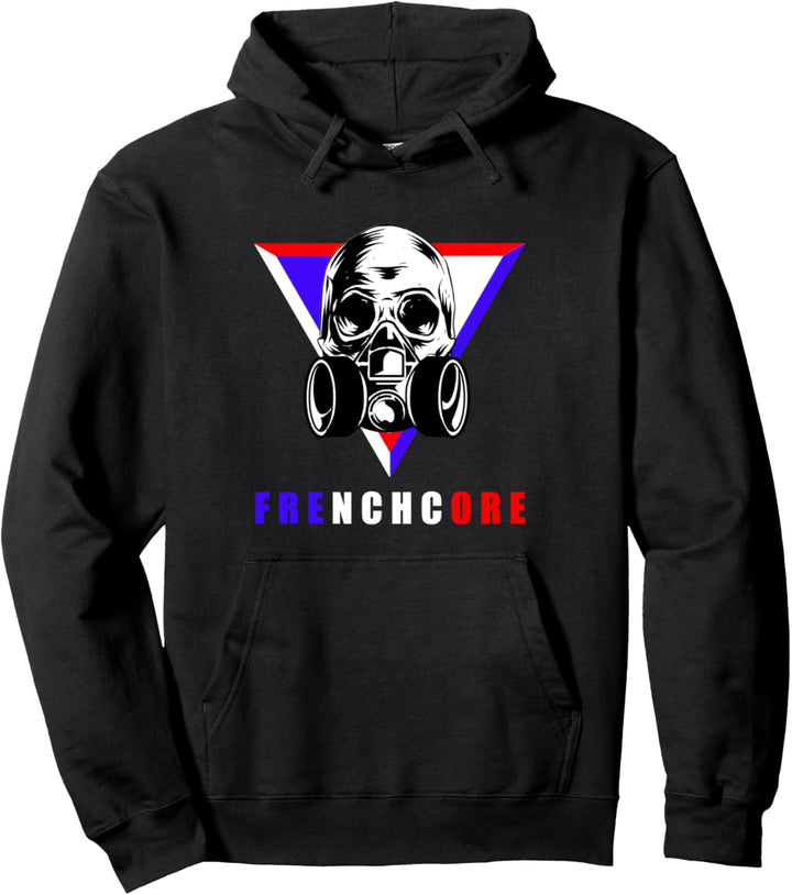 Frenchcore Gasmaske – Frenchcore Festival Hakke Hardcore Pullover Hoodie